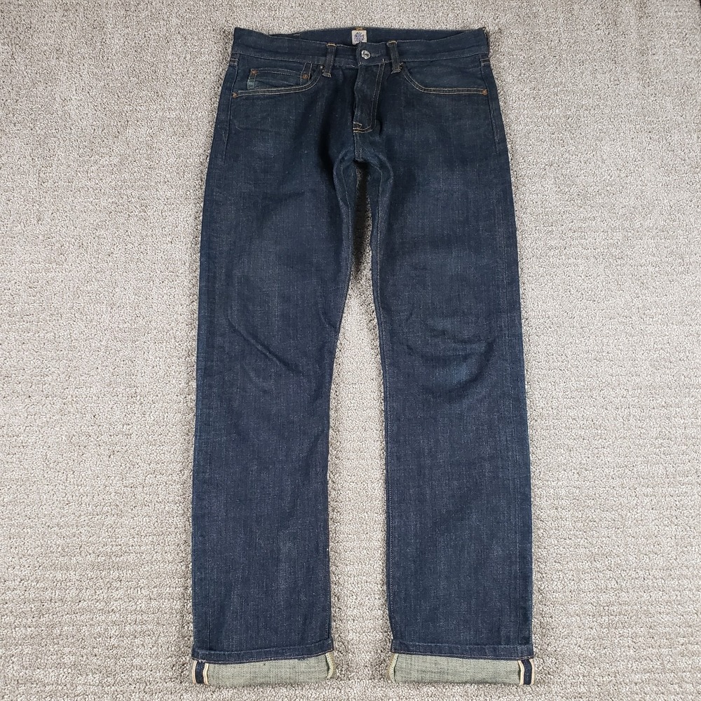 Indigofera Jeans 32x32 (31x34) Raw Indigo Selvedge Ray Winlock Slub Denim